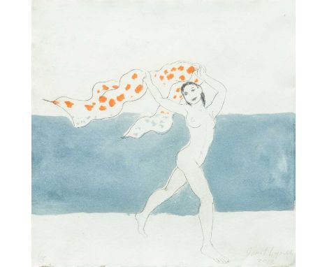 Janet LYNCH (1938) Untitled (2013) Mixed media print, signed and dated 2013, numbered 1/5, further signed to verso, 30 x 30cm