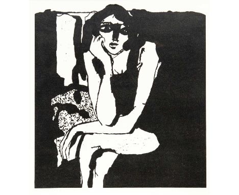 Naomi FREARS (1963) Untitled  Screen print, signed, 42 x 40cm, 64 x 60cm framed.