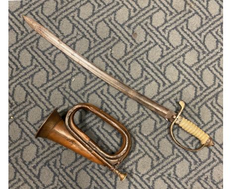 MILITARY BUGLE &amp; SWORD