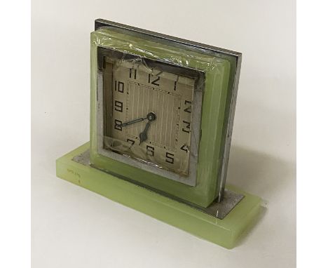 ART DECO MANTLE CLOCK A/F