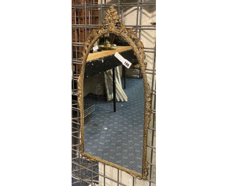 GILT FRAMED GOTHIC STYLE MIRROR 