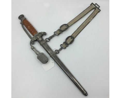 WW2 Third Reich Blankwaffen Heeres Offizierdolch mit Portepee. 1935 pattern Army Officers dagger with Original Eickhorn maker