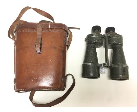 British Army Binoculars Prism, No5 Mk 4 x 7. Complete with leather case Binocular Prismatic No5 Case MkI.&nbsp;