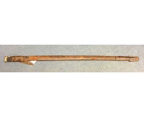 WW1 British Officers Sword scabbard. No date or maker marks. Overall length 92cm.