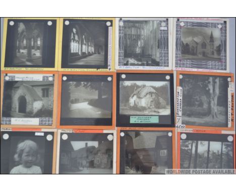 Magic Lantern Slides - Named Photographers RT Bruton, RCL, Hubert, Hitchon and Greystone Bird of Bath (75+)