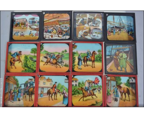 Magic Lantern Slides - Childrens Colour Slides boxed sets and other childrens colour slides to include The Three Bears, Wild 