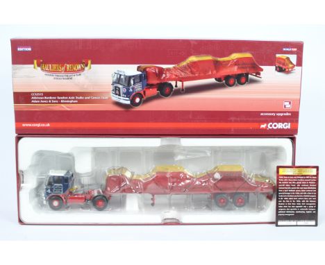 Corgi - Hauliers Of Renown - An Atkinson Borderer Tandem Axle Trailer and Canvas Load  in Adam Jones &amp; Sons livery # CC12