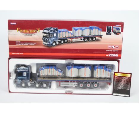 Corgi - Hauliers Of Renown - A 1:50 scale DAF 105 Flatbed &amp; Cement Block Load in Keith Murray Transport of Dumfries liver