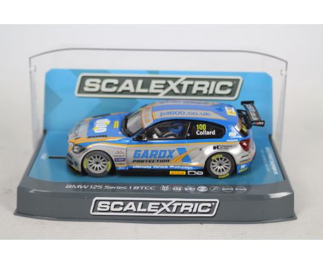 Scalextric - A boxed 1:32 scale die-cast vehicle - Lot includes a #C3862 BMW 125 Series 1 BTCC. Die-cast model appears in exc