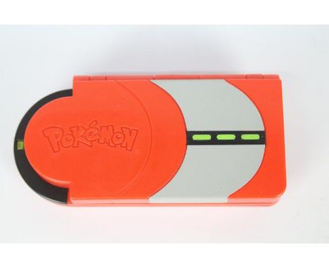 Pokemon Pokedex - Original Pokemon Pokedex.  2007 JAKKS Pacific. Red and grey, 16cm long, hinged and opens on the long end to