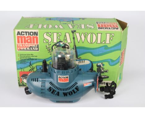 Palitoy, Action Man - A boxed Palitoy ACtion Man Sea Wolf. Model appears to be in Very Good condition with signs of light pla
