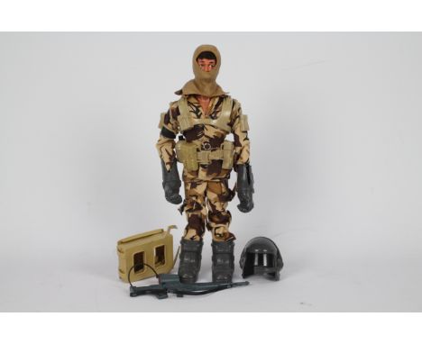 Palitoy, Action Man - A vintage Palitoy Eagle-Eye Talking Action Man figure in Action Man Special Team Ground Assault outfit.