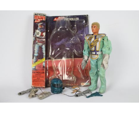 Palitoy, Action Man - A carded Palitoy Action Man Space Ranger Captain Outfit in Patroller packaging with a vintage Palitoy b
