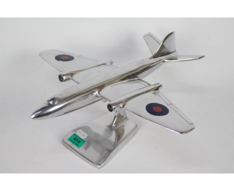 An Electric Canberra Bomber white metal model aircraft 18 cm (h) 40 cm (w) 38 cm (l)