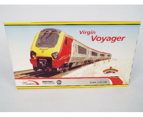 Bachmann - A boxed OO gauge Class 220 Virgin Voyager named Maiden Voyager, this is a non tilt 4 car DMU set. # 32-600. The mo