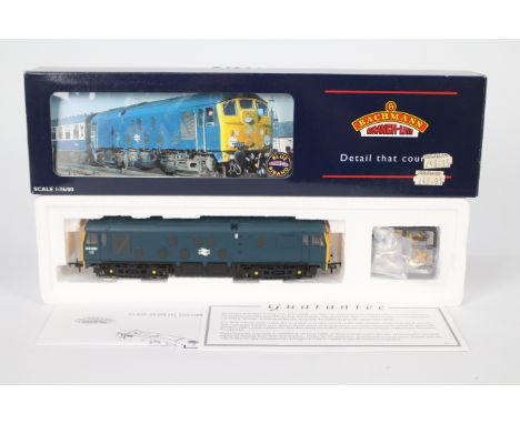 Bachmann - A OO gauge Class 24 Diesel loco in BR blue livery operating number 24081 # 32-425. The model appears Mint in a Ver