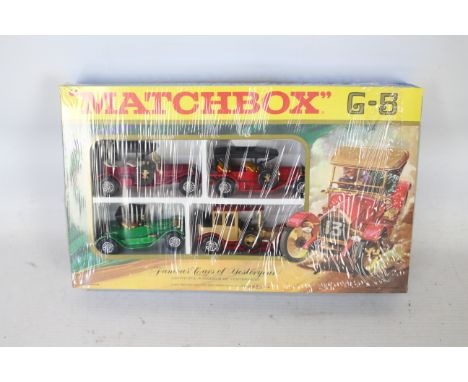 Matchbox - Lesney products - G-55 Famous cars of yesteryear 1970. Still in protective wrap and card from factory. Item appear