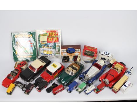 Bburago - Matchbox - Mira - Corgi - 30 vehicles in various scales including Mira Ford Mustang in 1:18 scale, Matchbox Vauxhal