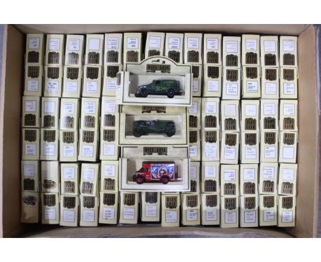 Lledo - Days Gone. A box of 84 boxed / unopened Day's Gone Die Cast pick up trucks and vans in excellent condition. Some ligh