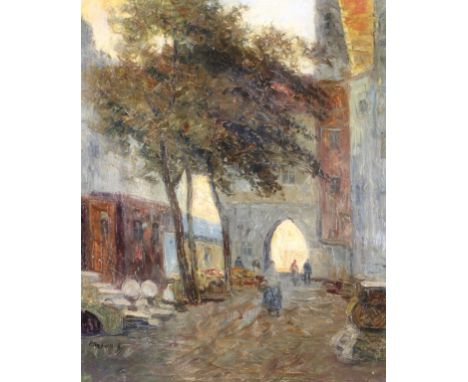Kaufmann, Karl (Neuplachowitz, Schlesien 1843 - 1902 Wien, Studium an der KA Wien, in Wien tätiger Architektur- und Landschaf