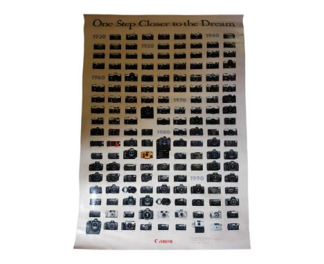 OLD CANON CAMERA ADVERTISING POSTER/ULSTER IMPRESSIONS POSTER/OLD LIMITED EDITION PRINT OF JORDANSTOWN STATION 
