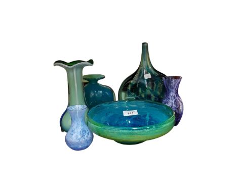 QUANTITY OF GLASSWARE TO INCLUDE CAITHNESS &amp; MEDINA 