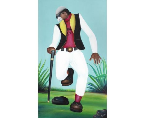 Camille-Pierre Pambu Bodo (Democratic Republic of Congo, 1953-2015)Sappeur - Bodo Star signed and dated 'Art Bodo/ 2014' (low