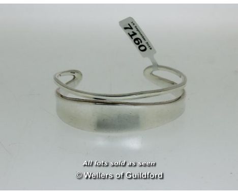 *Georg Jensen silver bangle, weight 36.2 grams (Lot subject to VAT)