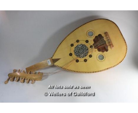 *A modern lute, a/f