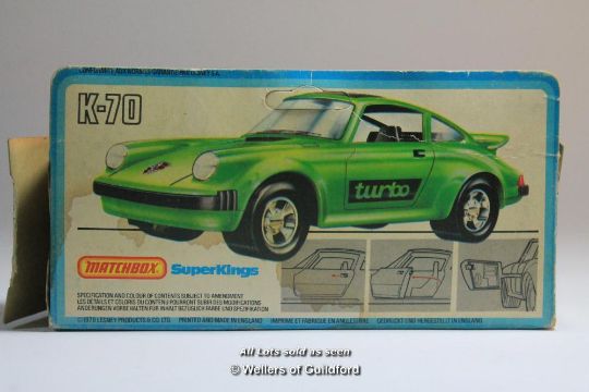 matchbox porsche turbo k70 1979