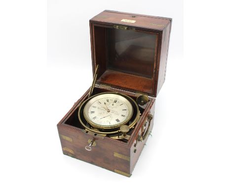 Robert Roskell (1773-1847), 2-day marine chronometer, the silvered dial signed Robert Roskell Liverpool, numbered 1082/52966 