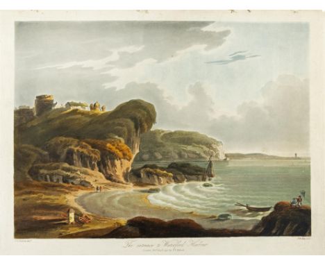 AFTER THOMAS SAUTELLE ROBERTS (1760-1826)  The Entrance to Waterford Harbour from Views in Ireland (Abbey Scenery 453)  Colou