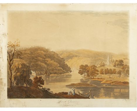 AFTER THOMAS SAUTELLE ROBERTS (1760-1826) Lower Glanmire [Co. Cork] from Views in Ireland (Abbey Scenery 453)Coloured aquatin