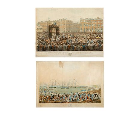 AFTER JOSEPH PATRICK HAVERTY RHA (1794-1864)  George IV's Public Entry into the City of Dublin, 17th August 1821 His Majesty'
