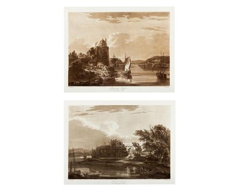 AFTER THOMAS SAUTELLE ROBERTS (1760-1826)  Blackrock Castle from Views in Ireland (Abbey Scenery 453)  Carrick Castle  from V