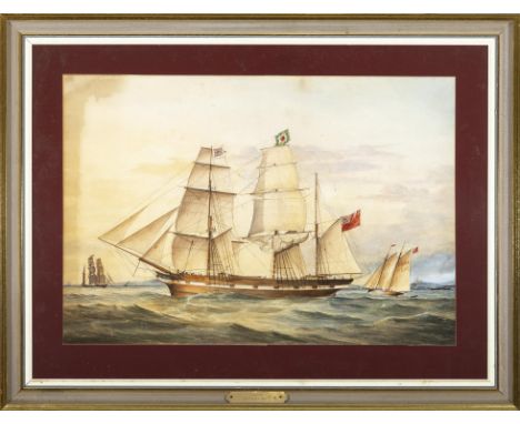 RICHARD FOLEY (FL.1861)  Choice, 1861  Signed and dated   Watercolour, 41 x 61cmExhibited: Maritime Paintings of Cork, Crawfo