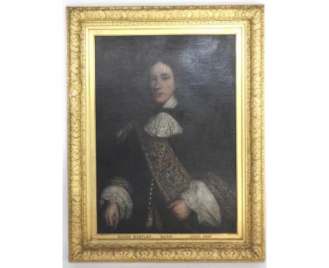 English School, late 17th centuryPortrait of Colonel Roger Whitley (1618-1697), half length, oil on canvas84 x 60cm Notes: Ro