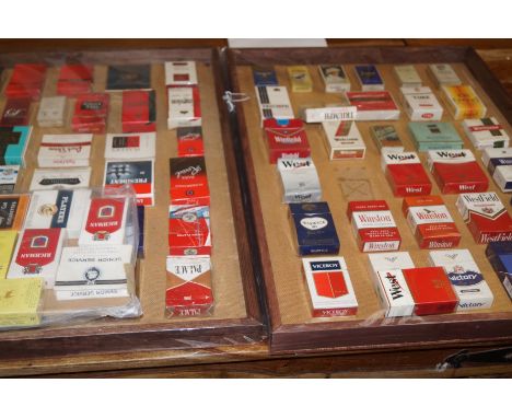 2 Cases of cigarette boxes 