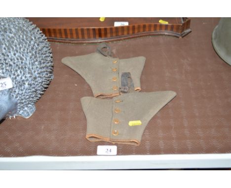 A pair of vintage spatts