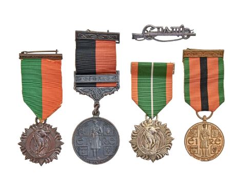 Ireland, Easter Rising 1916. The medals of Rose Mullally,&nbsp;comprising 1916 Medal An Bonn 1916 for military service during