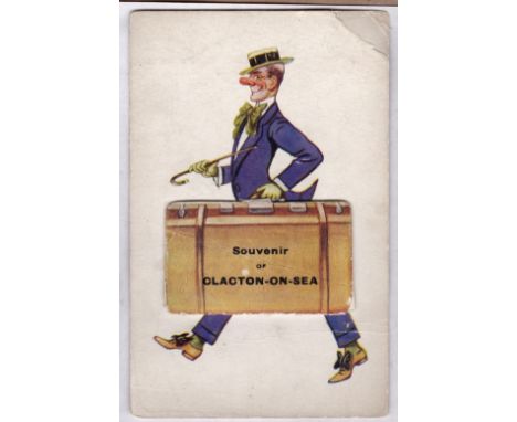 Essex / Novelty - Clacton-On-Sea Vintage novelty souvenir postcard