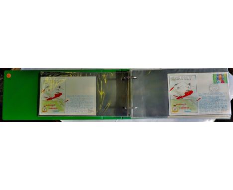 Great Britain 1970 - 2008 First Day Cover Collection in 13 albums, mostly Swart FDC's, one album of larger FDC's, some signed