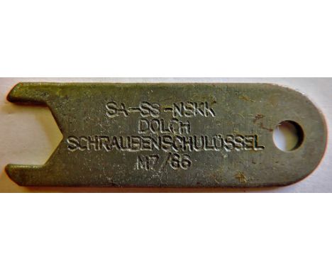 German SA/ NSKK/ SS Dagger nut spanner