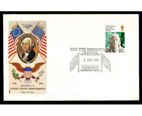 Great Britain - 1976 (2 June) American Bicentennial 1776 Exhibition  First day of Issue h/s, u/a.