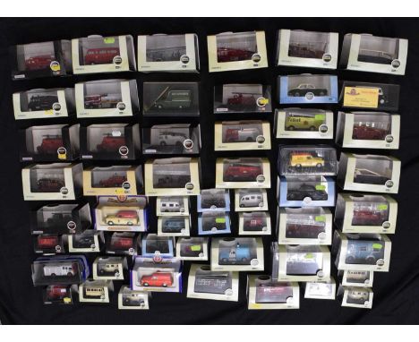 Oxford - Group of approximately forty boxed diecast model vehicles to include series Fire, Commercial, Automobile Company, et