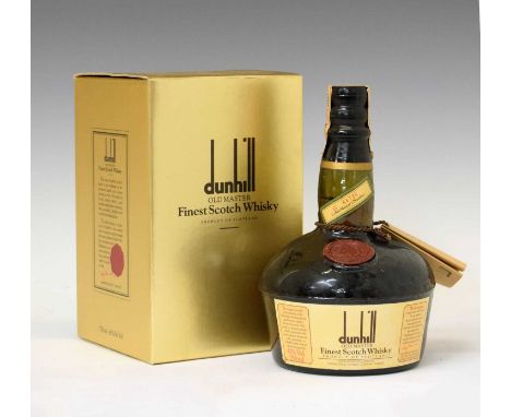 Dunhill 'Old Master' Finest Scotch Whisky, Cellar Master's Number G 64728, 1 bottle in presentation box