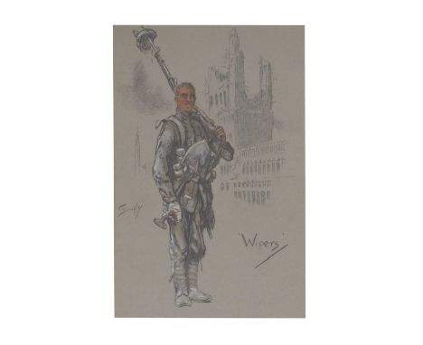 Charles Johnson Payne 'Snaffles' (1884-1967) - Print - 'Wipers', dedicated inscription in pencil to top right hand corner 'To