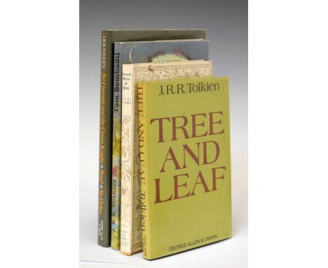Four works by J. R. R. Tolkien, two first editions and two later, all in the original dust wrappers. Including his translatio