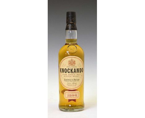 Knockando Pure Single Malt Scotch Whisky, Speyside, 1980 Season, 1 bottle