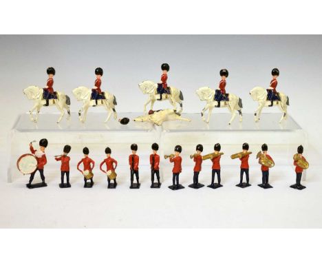 Two early 20th century painted metal soldier sets comprising; Types of the British Army 2nd Dragoons (Royal Scots Greys) 2604
